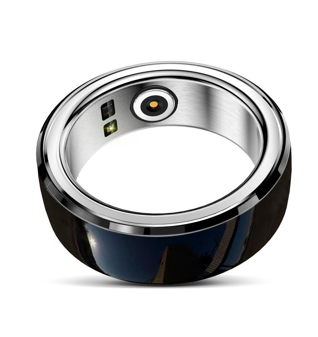 TechBroer Aura-1 Smart Health Ring — 24/7 Wellness Tracking | Sleep, Heart Rate & SpO2